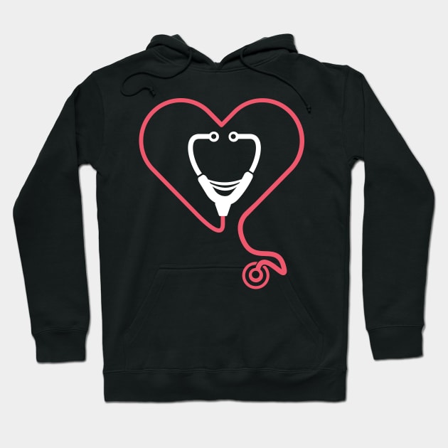 Cute Stethoscope | Medical Student School Hoodie by MeatMan